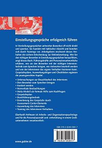 Einstellungsgespräche erfolgreich führen, 1