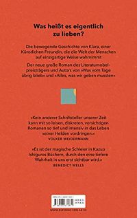 Klara und die Sonne, 1