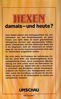 Hexen damals - und heute?, 1