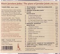 Jaroslav Jezek - Bugatti Step / The piano of Jaroslav Jezek [CD], 1