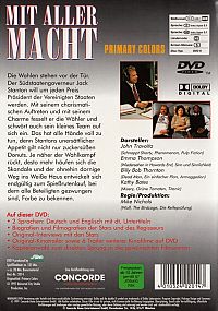 Mit aller Macht - Primary Colors [DVD], 1