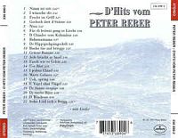 D'Hits Vom Peter Reber [CD], 1