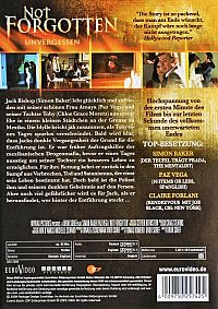Not Forgotten - Unvergessen [DVD], 1