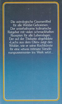 Kleines Kochbuch für den Widder, 1