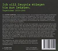 Jörg Hube Liest Klemperer, 1