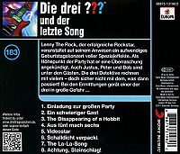 Die drei ??? und der Letzte Song, 1