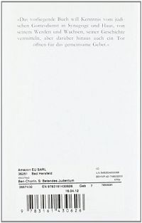 Betendes Judentum, 1