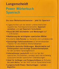 Langenscheidt Power Wörterbuch Spanisch, 1