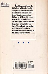 Die Brüder Pierre und Jean, 1