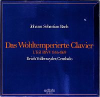 Johann Sebastian Bach - Das Wohltemperierte Clavier 1. Teil [Vinyl], 1
