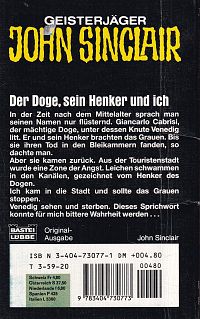 Geisterjäger John Sinclair - Der Doge, sein Henker und ich, 1