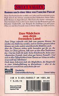 Das Mädchen aus dem fremden Land, 1