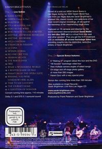 Sarah Brightman - Live from Las Vegas  [DVD], 1