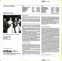 In Memoriam Jost Ribary [Vinyl], 1