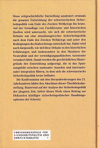 Schweizer Sicherheitspolitik seit 1945, 1