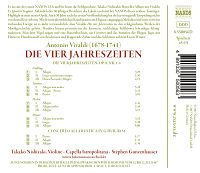 Vivaldi: Jahreszeiten Guzenhauser [CD], 1