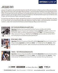 Jacques Tati - Arthaus Close-Up [Blu-ray], 2