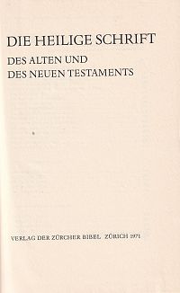 Bibel - Die Heilige Schrift des alten und neuen Testaments, 1