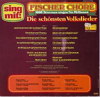 Fischer Chöre - Die schönsten Volkslieder [Vinyl], 1