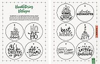 Weihnachtliche Holzscheiben, 3