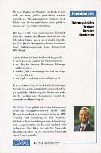 Die neue Qualität der Qualität - Grundlagen für den TQM- und KAIZEN- Erfolg, 1