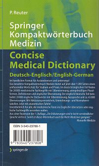Springer Kompaktwörterbuch Medizin, 1