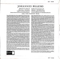 Brahms Vierte Sinfonie  [Vinyl], 1