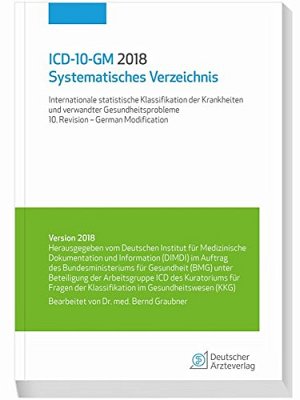 ICD-10-GM 2018 Systematisches Verzeichnis