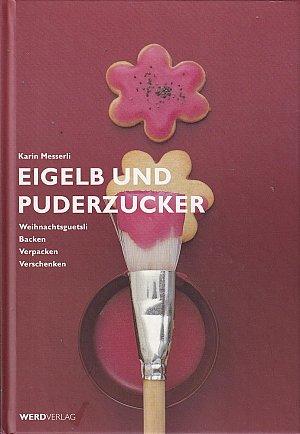Eigelb und Puderzucker