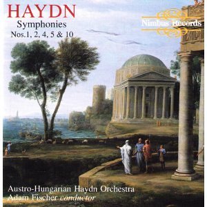 Haydn Symphonies 1/2/4/5&10 [CD]