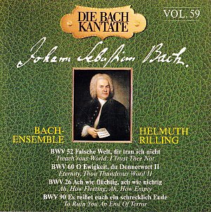 Die Bach Kantate - BWV 26, 52, 60, 90 [CD]