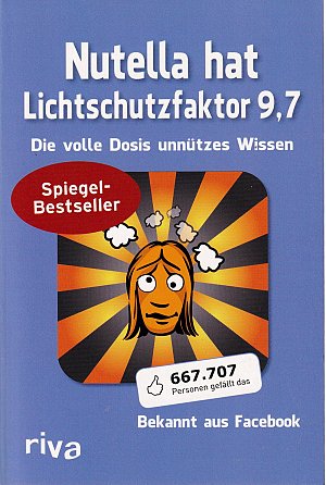 Nutella hat Lichtschutzfaktor 9,7