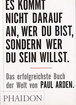 Es kommt nicht darauf an, wer Du bist, sondern wer...