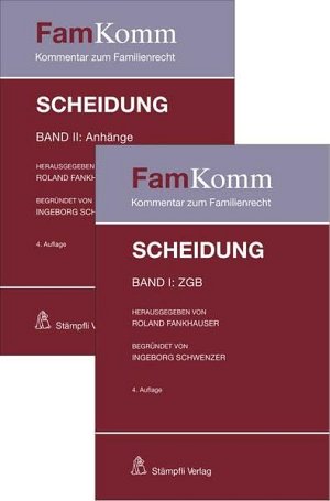 Scheidung: Band I: ZGB und Band II: Anhänge