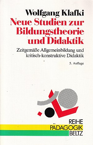 Neue Studien zur Bildungstheorie und Didaktik