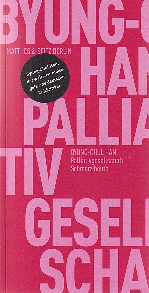 Palliativgesellschaft - Schmerz heute