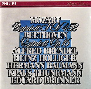 Quintett KV 452 / Quintett Op. 16 [CD]