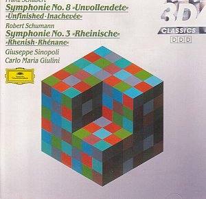 Schubert-Sinfonie Nr. 8 / Schumann-Sinfonie Nr. 3 [CD]