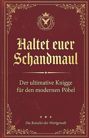 Haltet Euer Schandmaul - Der ultimative Knigge für den modernen...