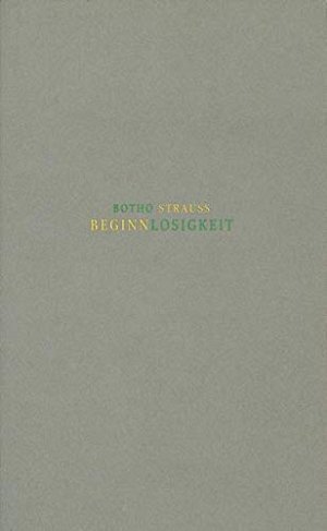 Beginnlosigkeit. Reflexionen über Fleck und Linie