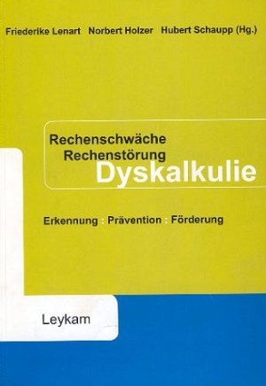 Rechenschwäche - Rechenstörung - Dyskalkulie