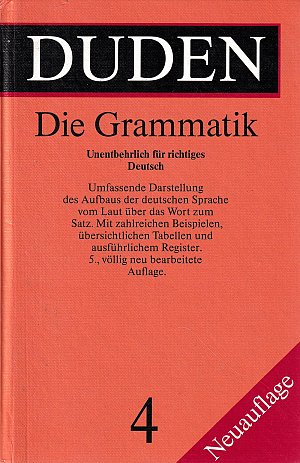 Duden 4, Grammatik Der Deutschen Gegenwartssprache