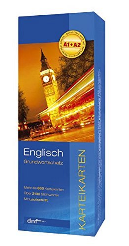 Aufbauworschatz Englisch - Karteikarten Wortschatz A1 + A2