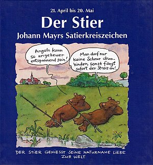 Der Stier - Johann Mayrs Satierkreisziechen