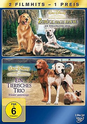 Zurück nach Hause/Ein tierisches Trio [DVD]