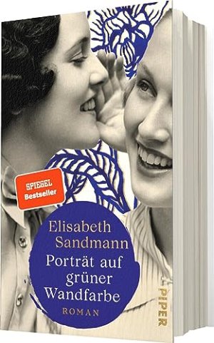 Porträt auf grüner Wandfarbe