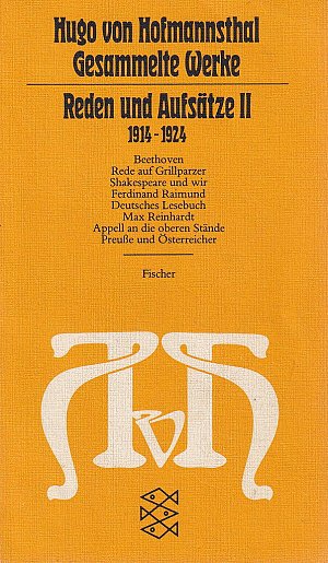 Reden und Aufsätze II