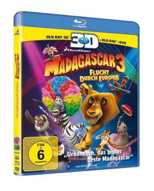Madagascar 3 - Flucht durch Europa [Blu-ray 3D]