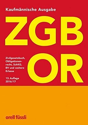 ZGB OR Kaufmännische Ausgabe