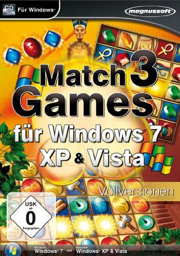 Match 3 Games für Windws 7, XP & Vista [PC]